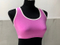 2019 new seamless sports female work word back cross short coat different color edging with chest pad