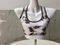 2019 new seamless sports female back cross short shirt tie dyed chest pad