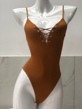 2019 new seamless jumpsuit deep V strap thin shoulder strap sexy