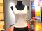 Long sleeveless vest beige lace sweet fresh seamless integration