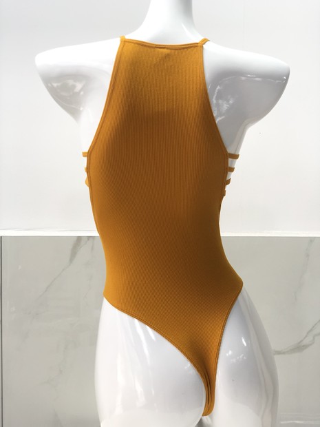 2019 new seamless female bodysuit sexy waistless sleeveless