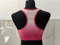 2019 new seamless sports female work word short jacket hanging dyed mesh with chest pad