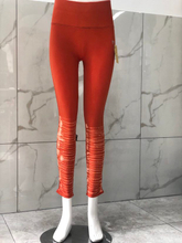 2019 new seamless pants tie-dyed cropped trousers