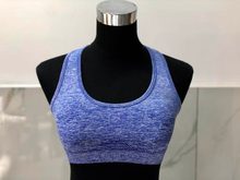 2019 new seamless sports female work short jacket AB yarn with chest pad