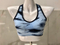 2019 new seamless sports female work short jacket tie-dyed mesh with chest pad