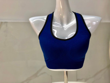2019 new seamless sports short work word top with chest pad back hollow