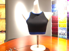 2019 new seamless sports contrast color edging color strip round neck comfortable short jacket