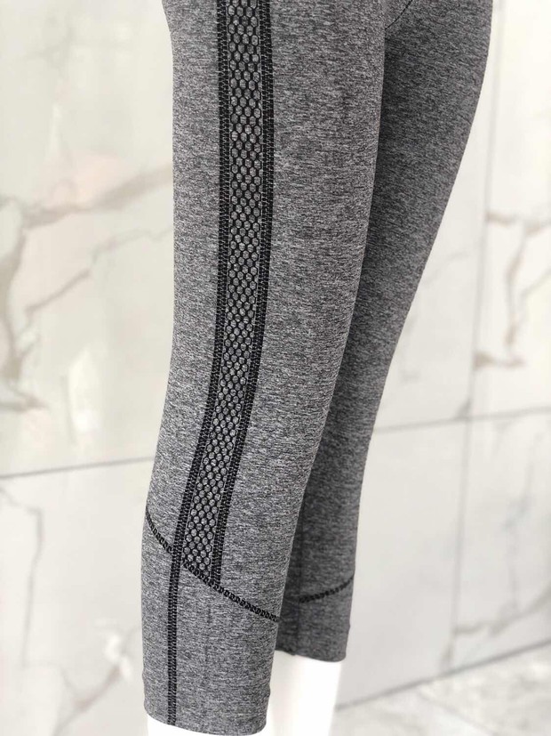 2019 new seamless pants gray ash cropped trousers