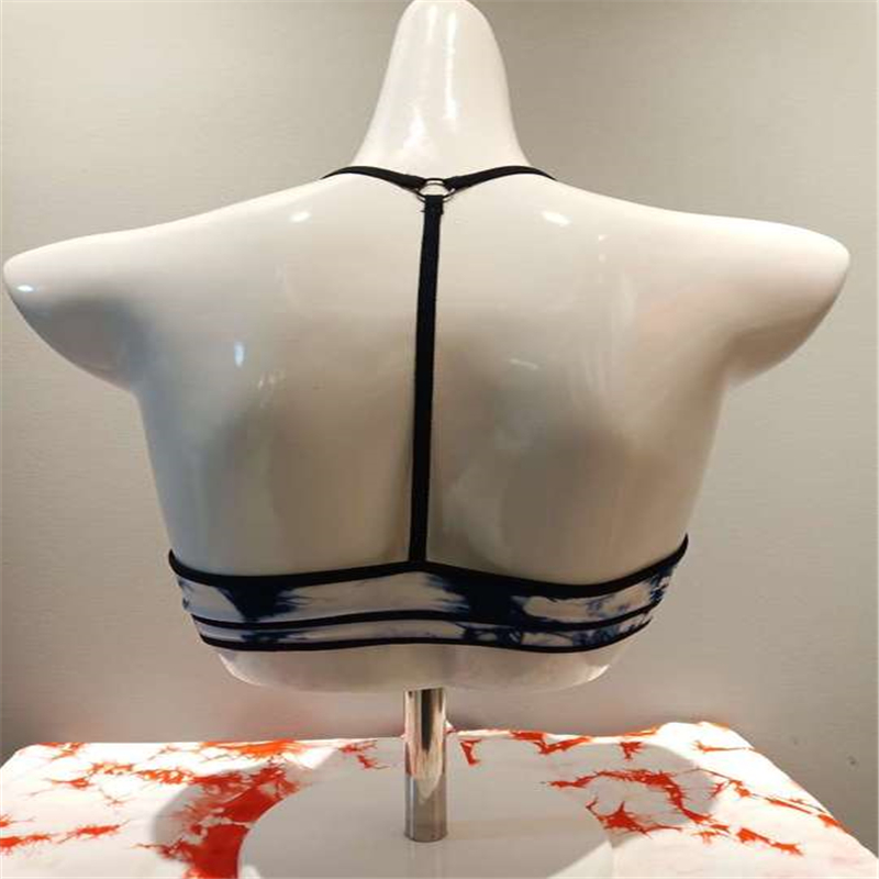 Tie-dye fashion camisole without cup with thin straps
