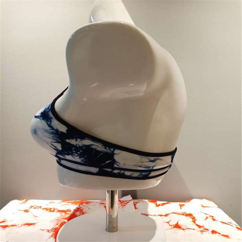 Tie-dye fashion camisole without cup with thin straps