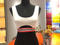 Seamless Striped Ribbon Short Top Thick Shoulder Strap Short Top