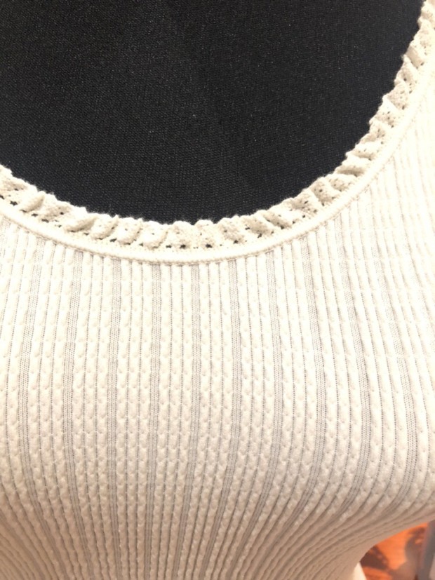 Long sleeveless vest beige lace sweet fresh seamless integration