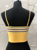 2019 new sling top tube top underwear color stripes