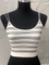 2019 new sling top tube top underwear black and white stripes