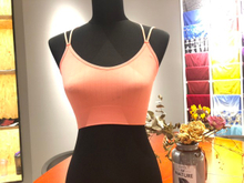 Seamless multi-shoulder strap short vest beauty back watermelon red sexy was thin