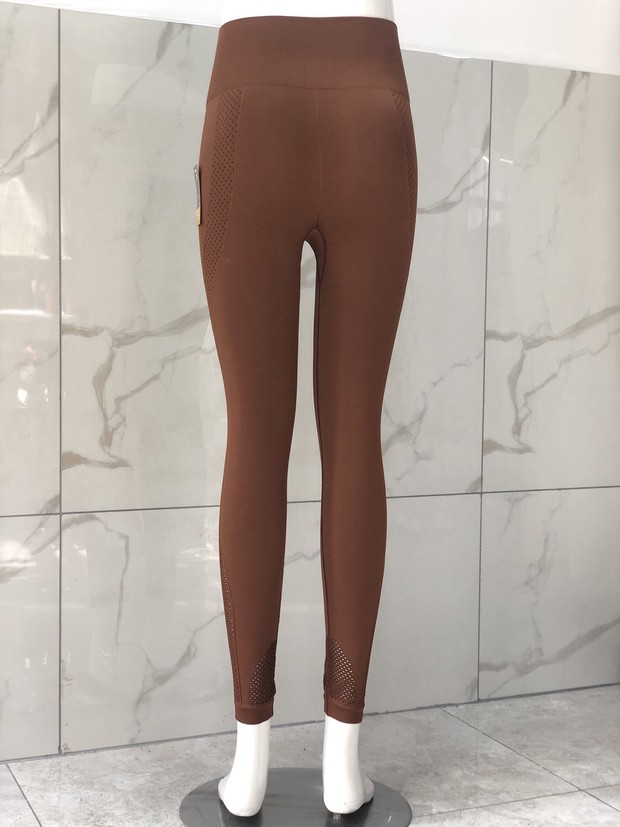 2019 new seamless pants mesh cropped trousers