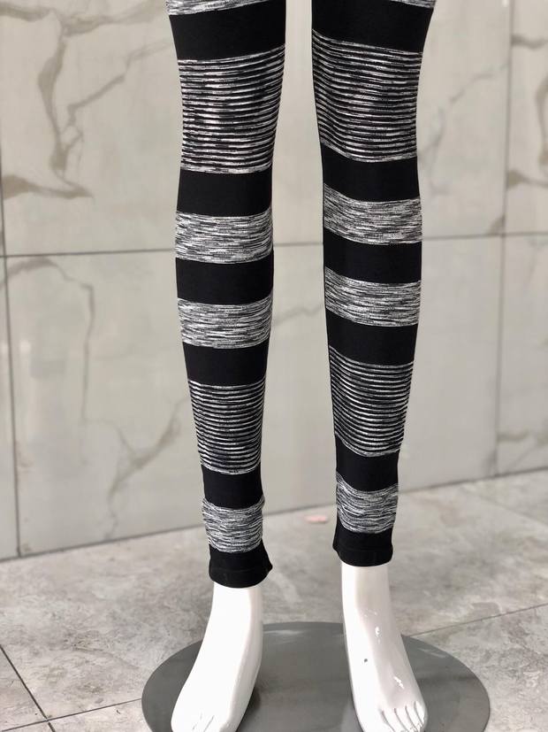 2019 new seamless pants striped trousers