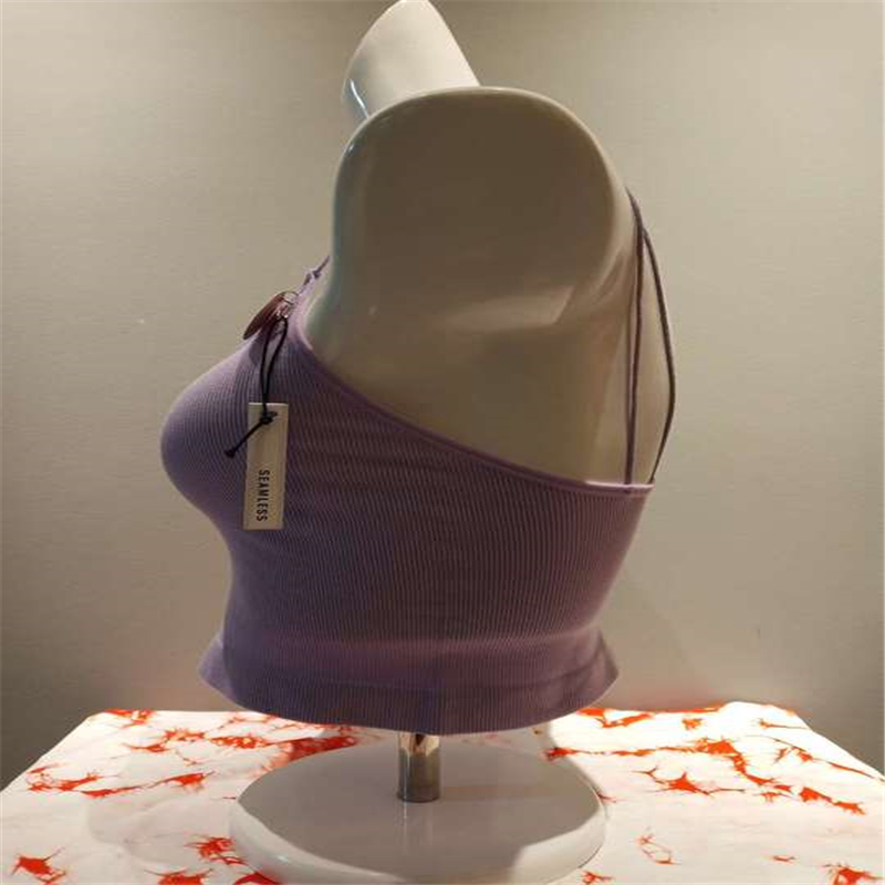 2020 new cupless vest and double-shoulder strap camisole