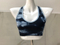 2019 new seamless sports short work word top tie-dyed mesh with chest pad