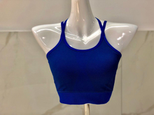 2019 new seamless multi-shoulder strap short top twill with chest pad