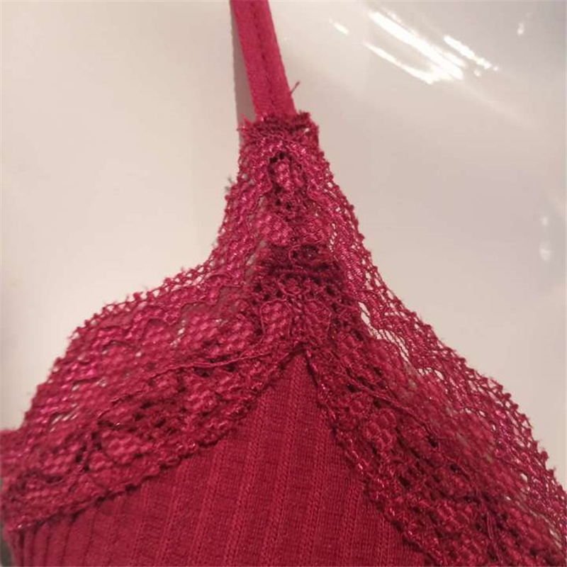 Classic Korean simple lace romper bodysuit