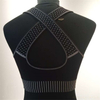 Sports bra with cross straps