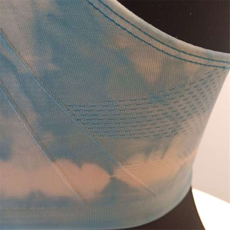 Classic tie-dye single-layer vest