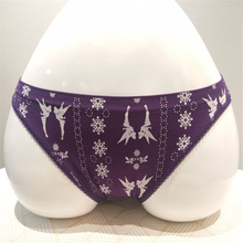 Seamless classic print ladies briefs