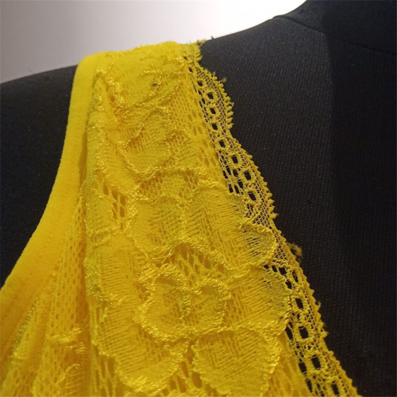 Lace vest with wide straps
