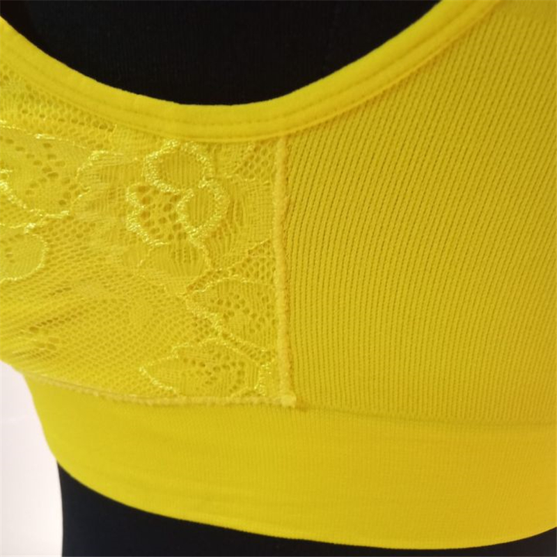 Lace vest with wide straps