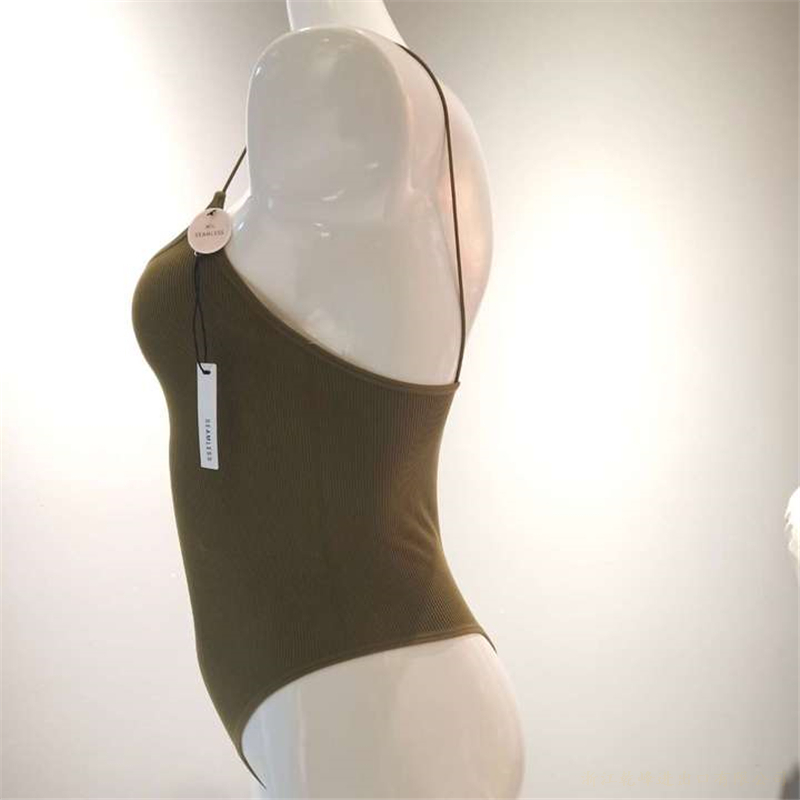 Spaghetti strap sling bodysuit