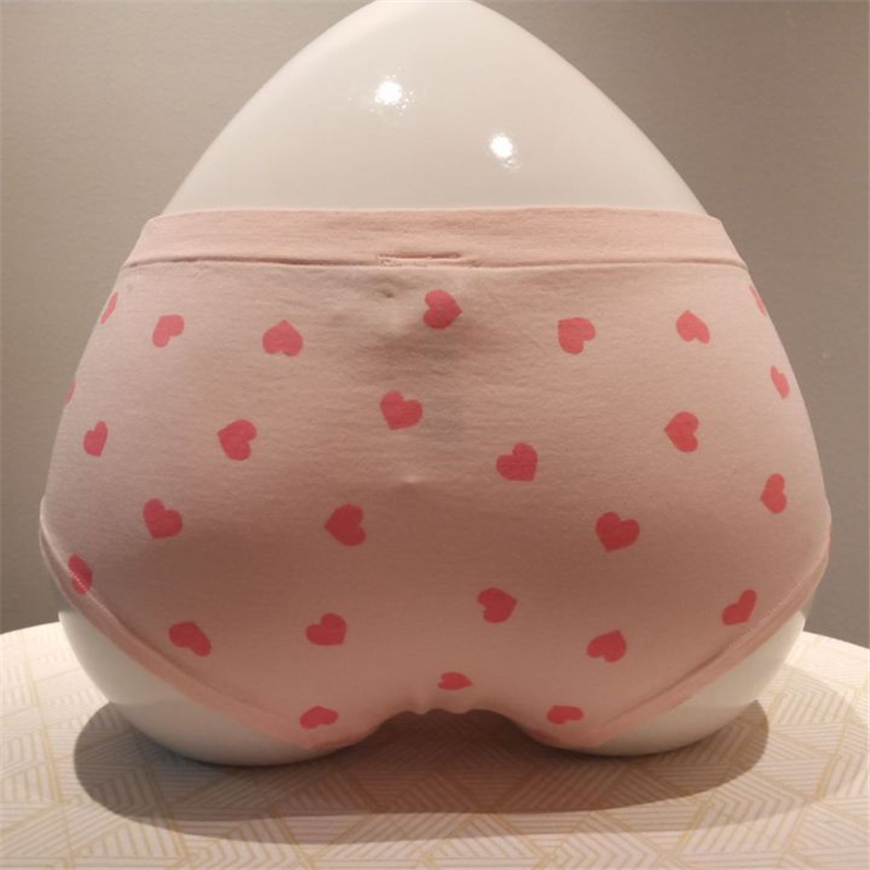 Classic love pattern ladies briefs