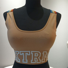 Wide shoulder strap rubber long camisole