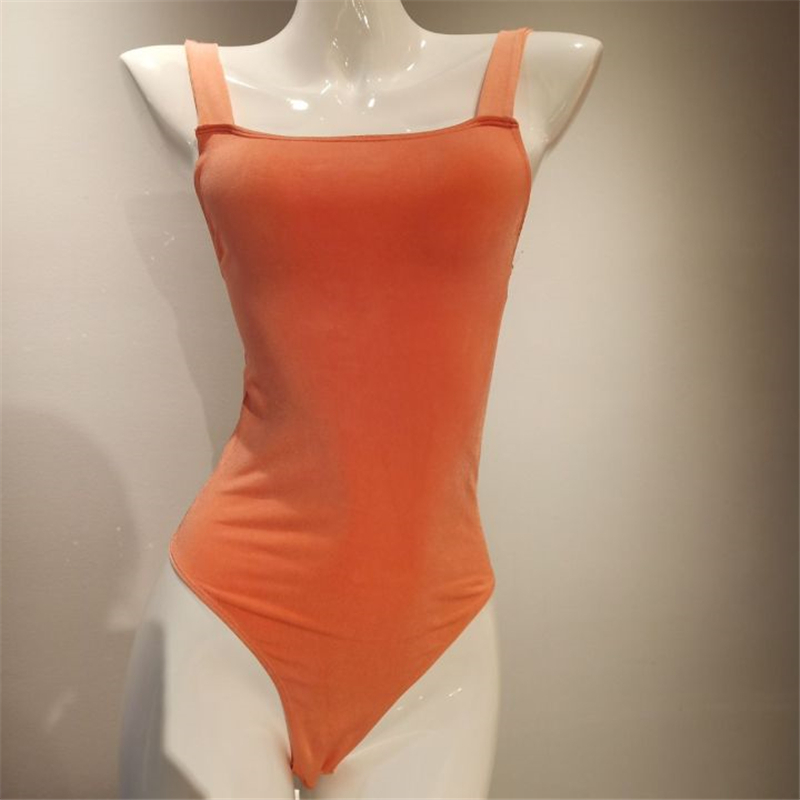 Sleeveless jumpsuit with double shoulder straps