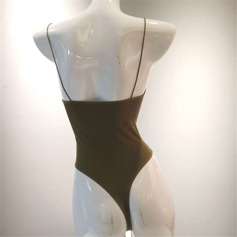 Spaghetti strap sling bodysuit