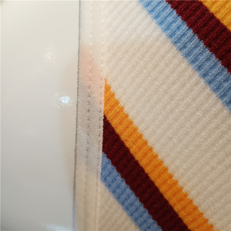 2020 new color stripe tube top bodysuit